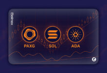 تحلیل تکنیکال پکس گلد، سولانا و کاردانو امروز ۲۰ آذر