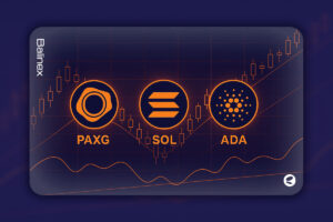 تحلیل تکنیکال پکس گلد، سولانا و کاردانو امروز ۲۰ آذر