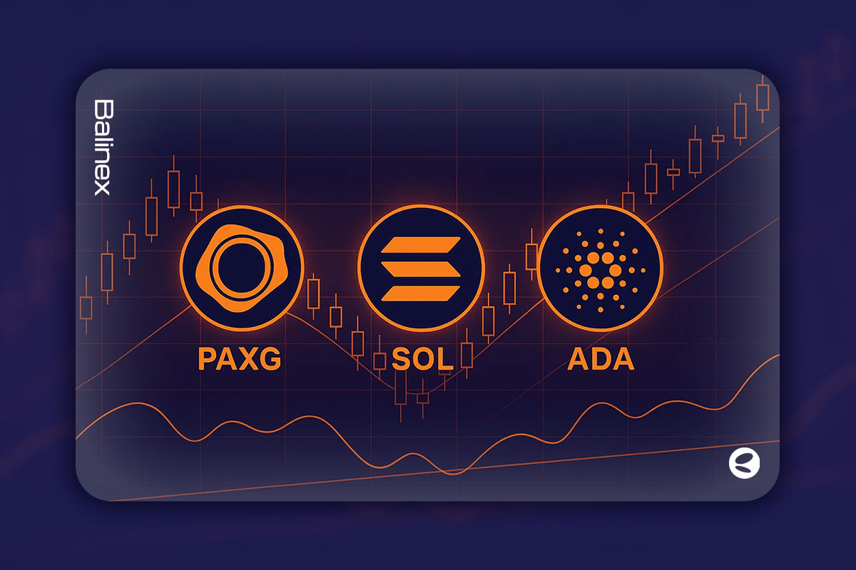 تحلیل تکنیکال پکس گلد، سولانا و کاردانو امروز ۲۰ آذر