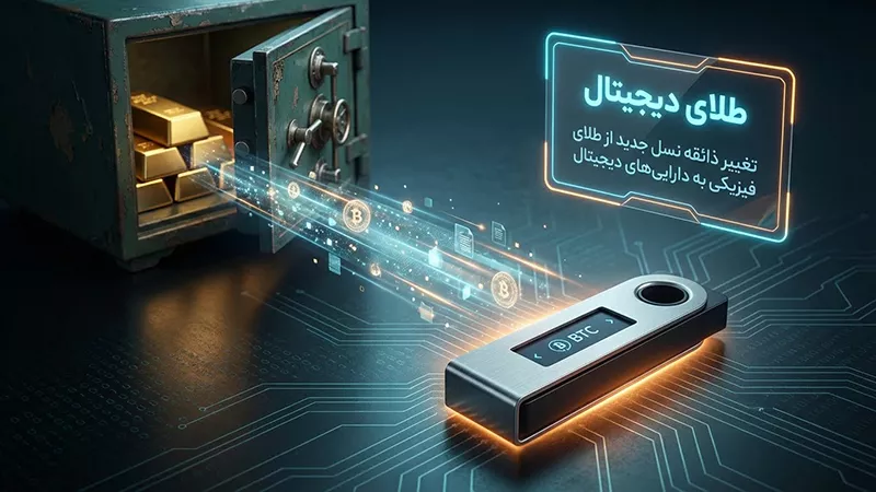 تاثیر بیت کوین بر طلا