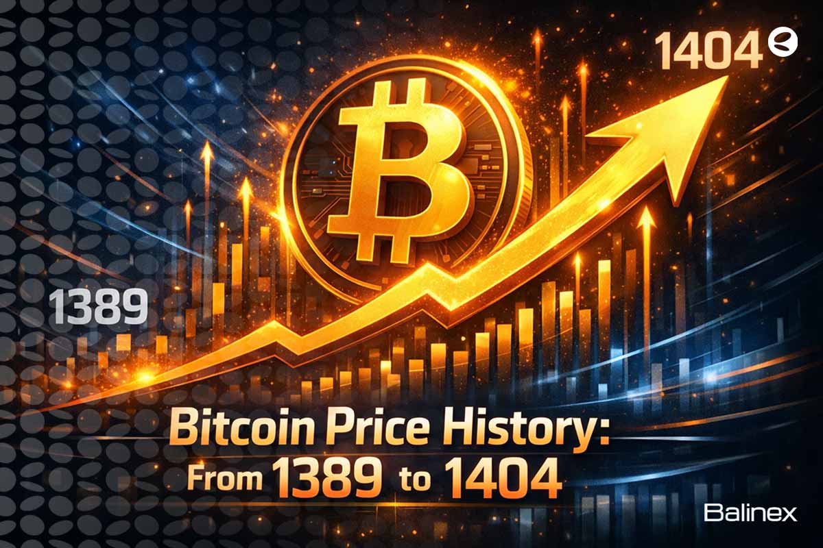 تاریخچه قیمت بیت کوین از سال ۸۹ تا ۱۴۰۴ | روند صعودی دائمی
BTC