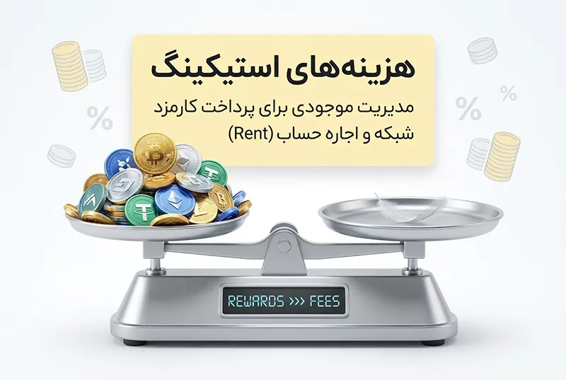 هزینه و کارمزد تراکنش های استیکینگ