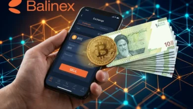 راهنمای تصویری فروش بیت کوین (BTC) با گوشی