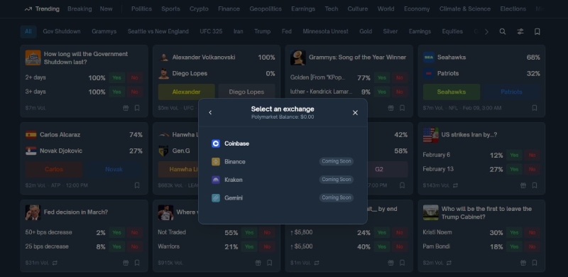 اتصال به صرافی (Connect Exchange)