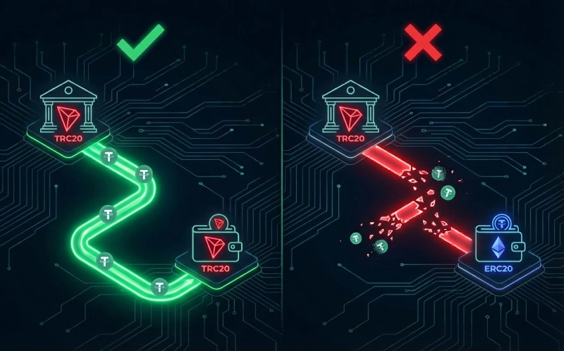 قانون طلایی بهترین شبکه برای انتقال تتر