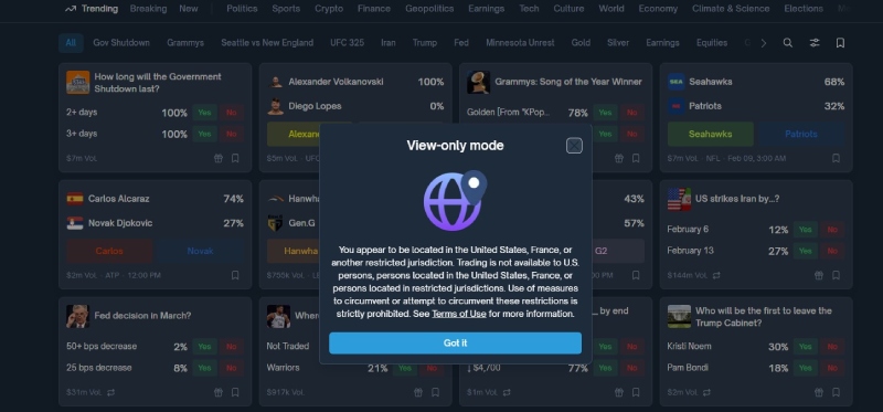 جلوگیری از دسترسی برخی از آی‌پی‌ها در پلی مارکت