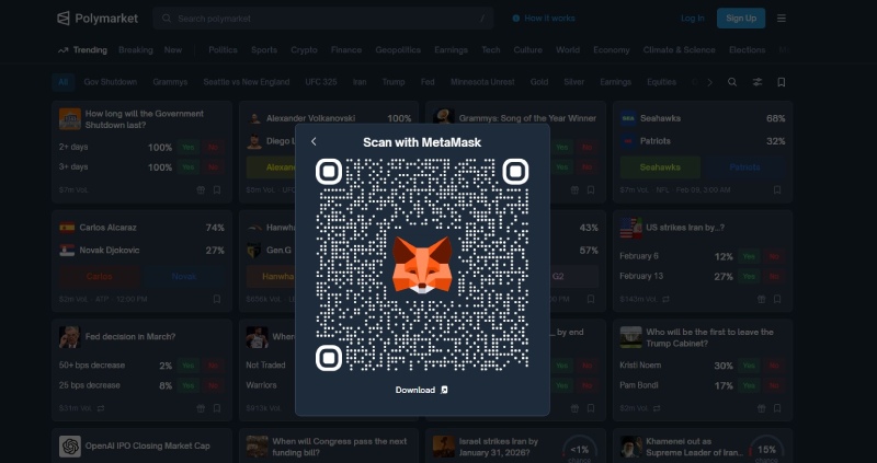 اتصال پلی مارکت به کیف پول