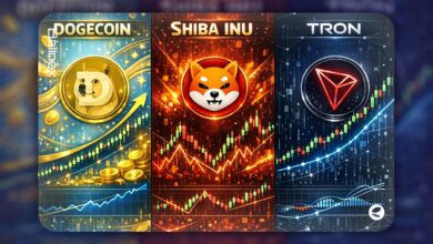 تحلیل تکنیکال دوج کوین، شیبا اینو و ترون امروز ۲۹ بهمن