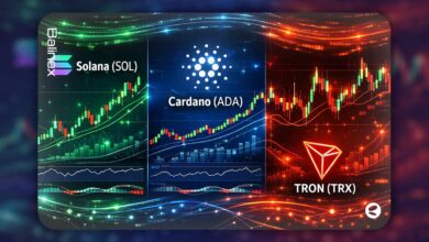 تحلیل تکنیکال سولانا، کاردانو و ترون امروز ۴ اسفند