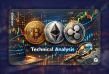 تحلیل تکنیکال بیت کوین، اتریوم و ریپل امروز ۵ اسفند