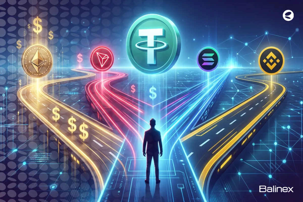 بهترین شبکه برای انتقال تتر کدام است؟ | مقایسه کامل شبکه ها