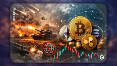 رفتار بیت‌کوین و بازار ارزهای دیجیتال از آغاز جنگ ایران و آمریکا
