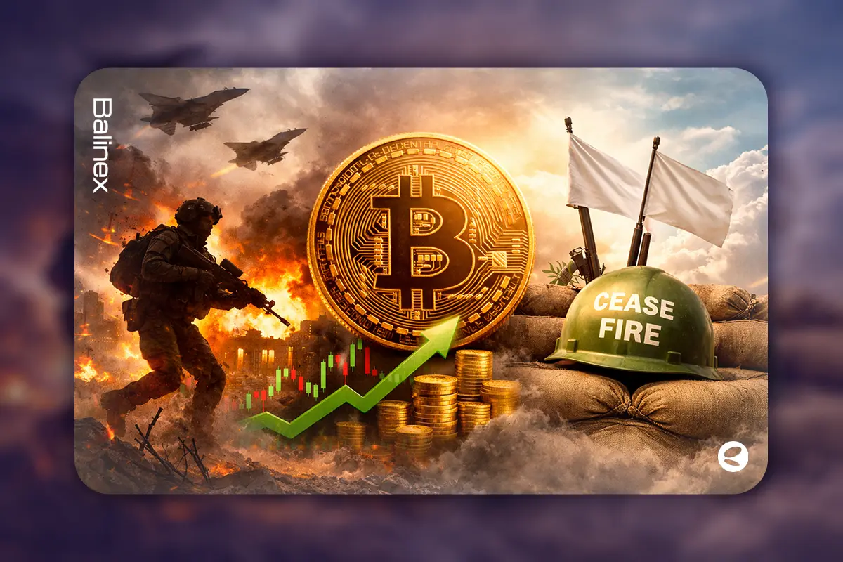 بیت کوین در سایه احتمال آتش‌بس؛ احتمال آتش بس چقدر است؟